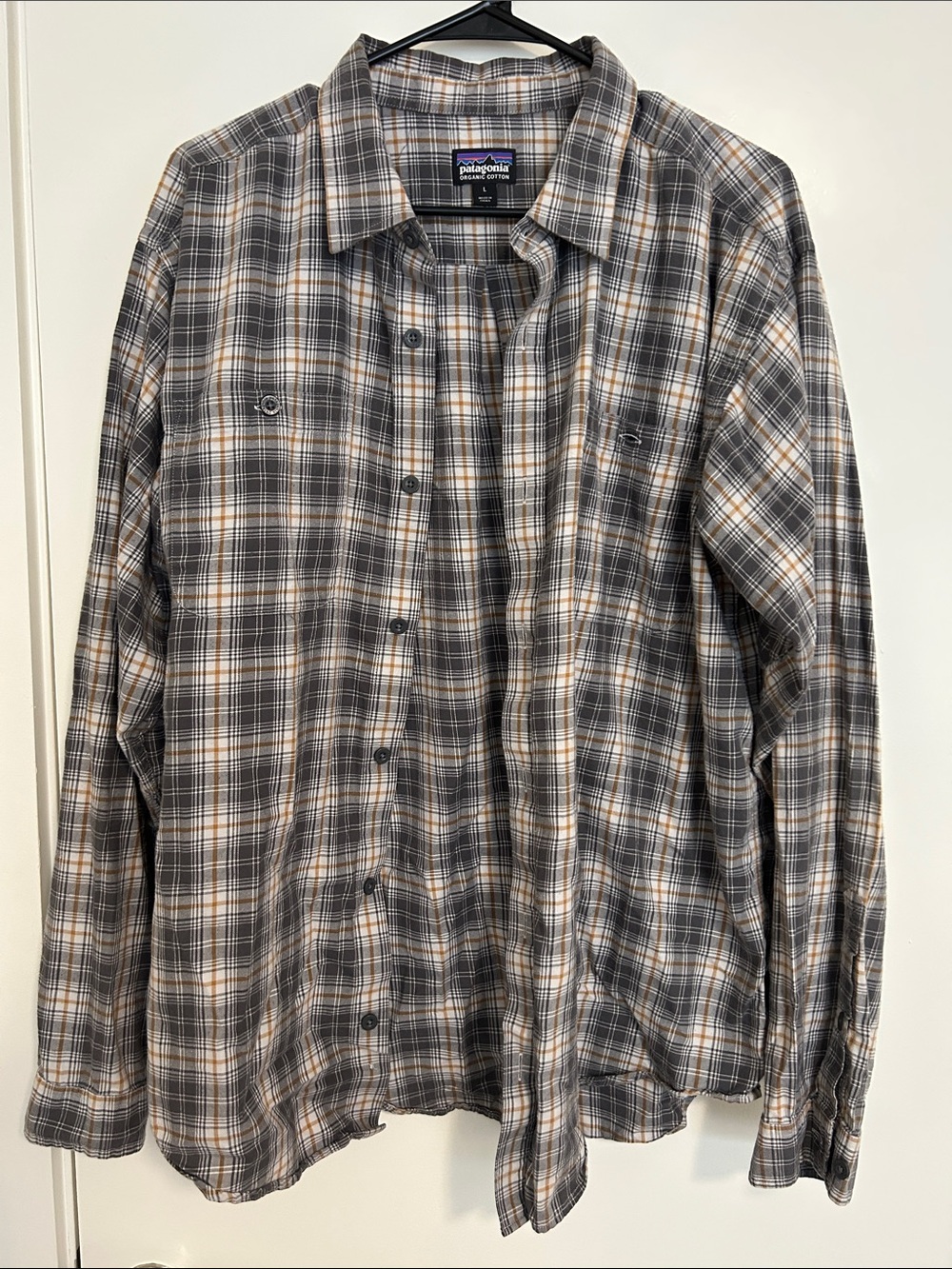 Men’s Patagonia Organic Cotton Flannel, Size L